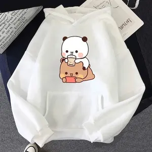 Romantic gift for Her Bubu Dudu bubble tea hoodie for ADULTS fleece Unisex hoodie Couples hoodie Bubu Tshirt Men’s premium hoodie Love