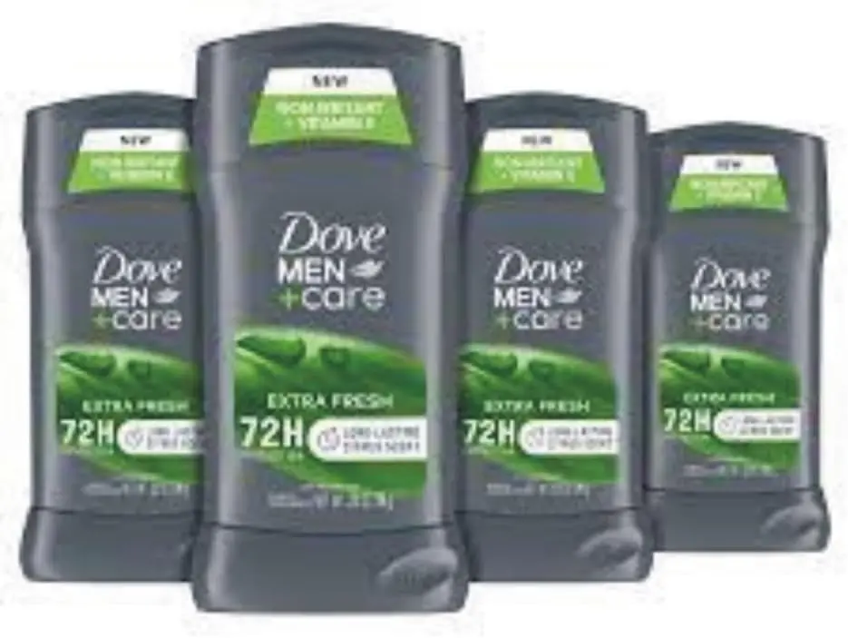 Dove Men+Care Extra Fresh Antiperspirant Deodorant 4 pack 72h protection Odor Control Effective Deodorizer