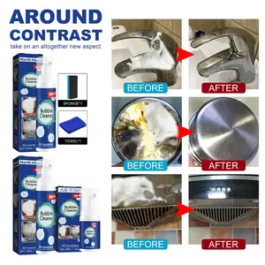 Oil stain cleaning multifunctional foam cleaner