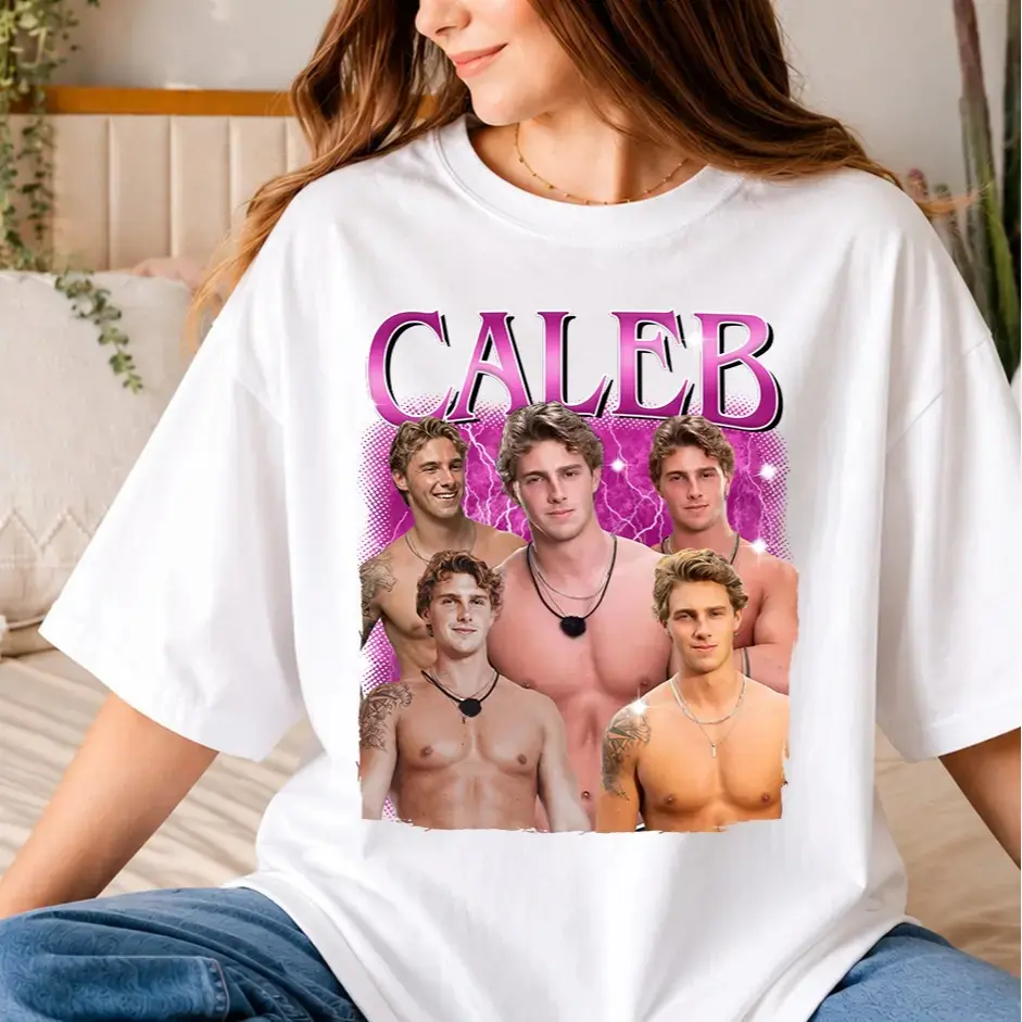 Caleb Fan Favorite Graphic Tee |   Love Island Inspired Vintage Shirt |   Unisex Oversized T-Shirt