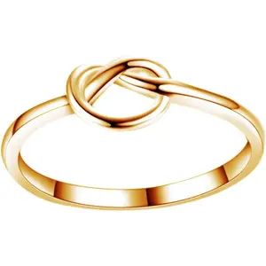 Stainless Steel Love Knot Friendship Promise Ring Size 3-13