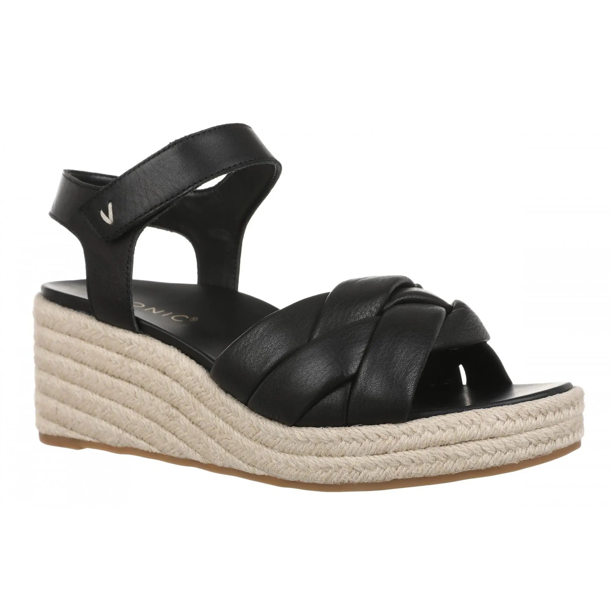 Vionic Saratoga Women's Orthotic Support Espadrille Wedge Sandal