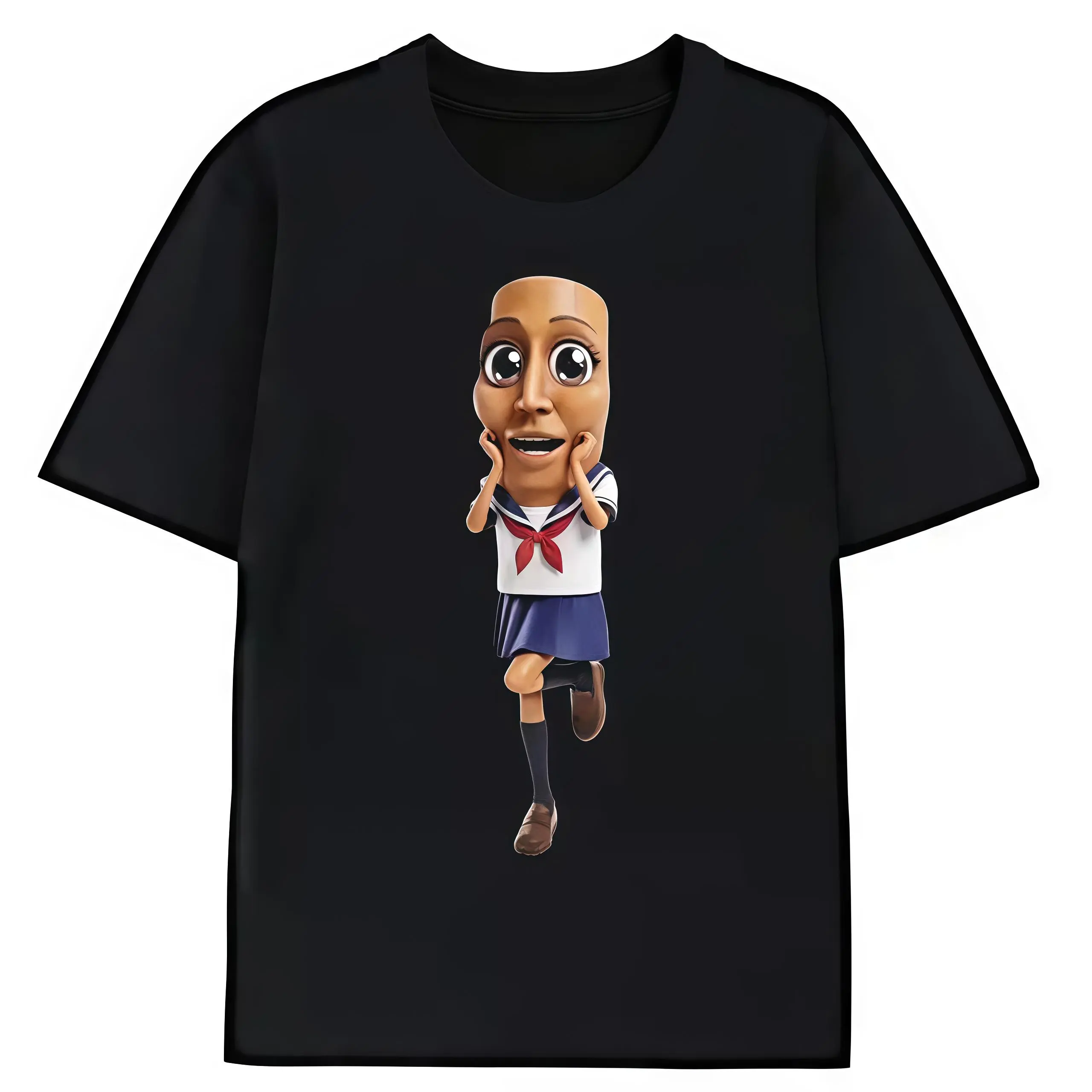 Funny printed T-shirt Tung Tung Tung Sahur T-shirt viral meme tees perfect for parties Men's and Women's Gifts Retro summer OOTD Casual Cotton Menswear Crew Neck Graphic Print Tee Top Womenswear Streetwear Tshirt