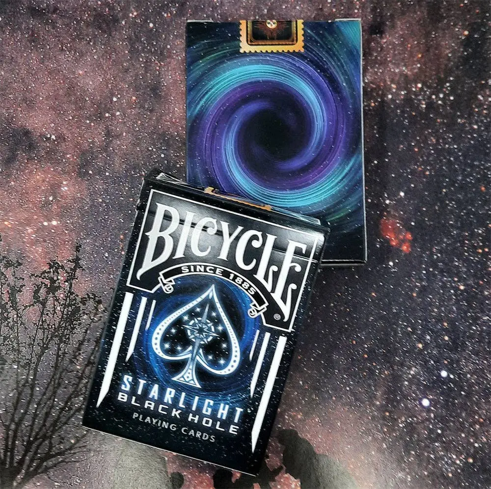 Starlight Series Bicycle Deck of Playing Cards - Cosmic Artwork, Nebula Gradients, Limited Run Deck, Black Hole Themed, for Magicians, All Ages Card Collecting, Cards Games, Collectible Cards Set