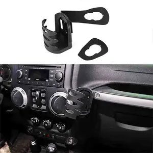 Multifunctional Car Console Organizer, Car Cup Holder & Phone Holder Trim for 2011-2017 Jeep Wrangler JK Center Console