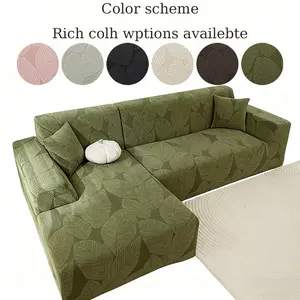 Comfortable Durable Stretch Sofa Cover, Sofa Couch Covers, All-Season Elastic Sofa Slipcover, Dustproof Non-Slip Full-Coverage Sofa Protector for Single to Five-Seater Sofas, Washable Sofa Slipcover
