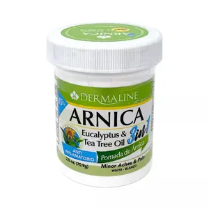 Dermaline Arnica Eucalyptus & Tea Tree Oil 3 in 1 Minor Pink for Healthcare and Fitness Use Blend Comfort Edible Supplement