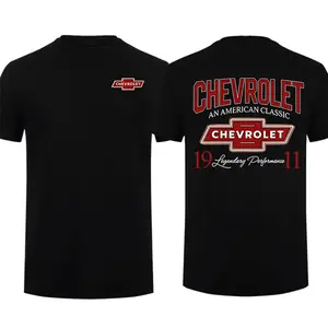 Vintage Chevrolet T-Shirt, Classic 1911 Chevy LogoGraphic Tee,Retro American Car Shirt, OversizedStreetwear Top for Men and Women
