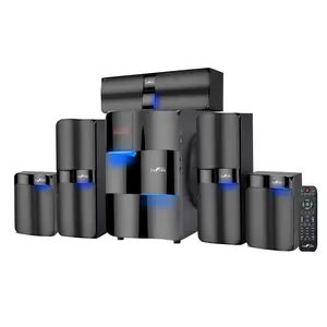 212 MAIN Befree 5.1-Channel Surround Sound Bluetooth Speaker System - Audio Device with USB, Plug, SD Card, Optical Connectivity for Smartphones