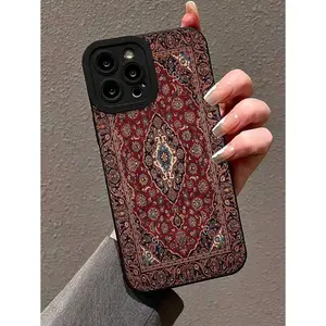 Vintage Pattern Painted Shockproof Phone Case Suitable For IPhone17/IPhone17 Air/IPhone17 Pro/IPhone17 Pro Max/16 Pro Max/15 Pro Max/14 Pro Max/13 Pro Max/12 Pro Max/11 Pro Max