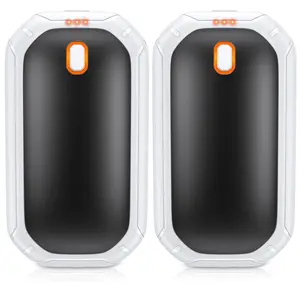 Fulog 2 Pack Magnetic Hand Warmers, 12H Long-Lasting Rechargeable Warmth, Double-Sided Heating,Pocket-Sized Electric Hand Warmers for Winter Outdoors, Camping, Hunting, Perfect Gift Christmas,Thanksgiving Day