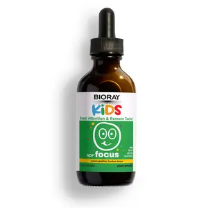 Enhance Focus & Clear Thinking, Promotes Steady Energy Levels | BIORAY Kids NDF Focus - Natural Citrus Flavor, Non-GMO, Vegan, Gluten Free
