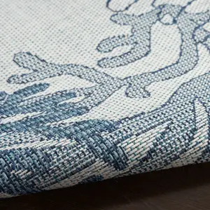 Nourison Garden Oasis Nautical Coral Beach Indoor/Outdoor Rug