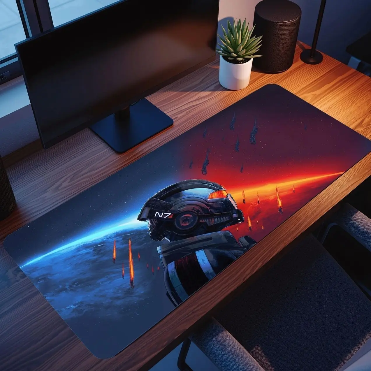 Mass Effect Gaming Mouse Pad: Personalized Desk Mat