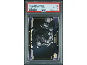 2025 Upper Deck Halo Legacy Collection Zealot Failsafe Protocol #126 /25 PSA 8