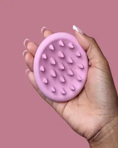 THE MANE ATTRACTION Silicone Scalp Massager for Hair Growth - Soft Flexible Bristles for Comfort & Blood Flow - Ideal for All Hair Types - Enhance Your Haircare Routine Gentle