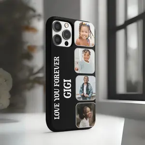 Personalized Protective Custom Picture Collage Smartphone Case - Cellphone Accessory for iPhone, Durable Casing & Cover with Wireless Compatibility