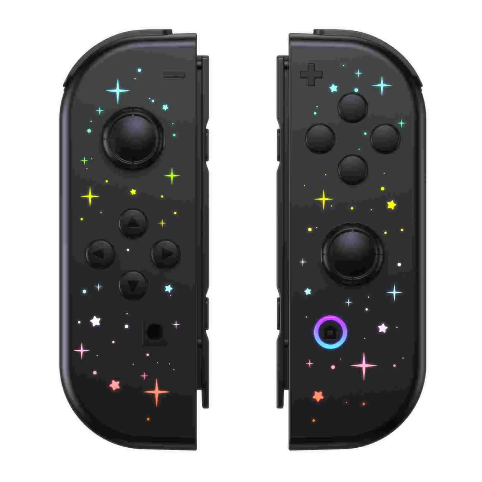 Garyki Wireless Switch Controller Replacement - STAR (Black) Gaming Console Accessory, Dual Vibration, Motion Control for Switch/Lite/OLED, Replacement Gamepad, Console Accessories, Analog Buttons Controllers