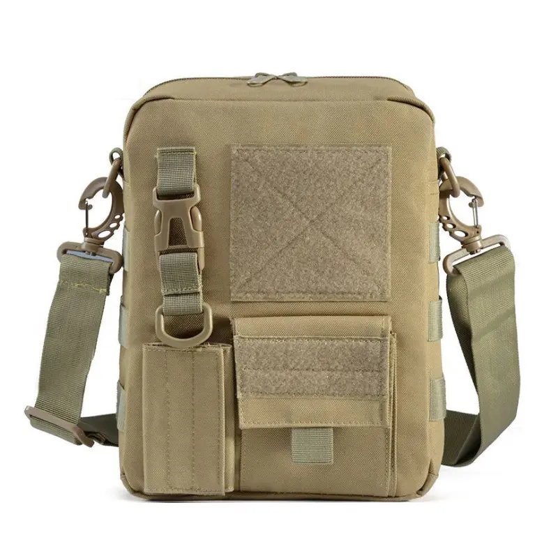 Hot-selling men's bag for commuting, camouflage hiking, mountain climbing, outdoor tactical shoulder bag, casual sports crossbody bag