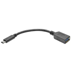 Tripp Lite U428-06N-F USB 3.1 Gen 1 5 Gbps USB C Adapter Cable - 6 in, Plug for Smartphone, Mobile Device Charging