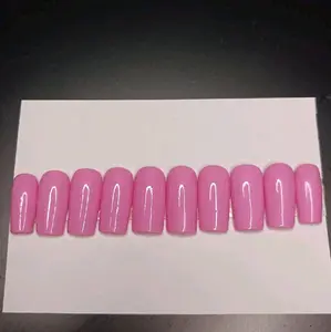 Pink Magenta Square Acrylic Press On Nails Pink Magenta Square Acrylic Press On Nails