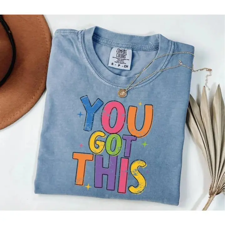 HappyShift - Comfort Colors Retro Teacher Shirt, You Got This, Choose Kindness Shirt, Back to School Shirt, Elementary School Teacher, Cute Teacher Gift