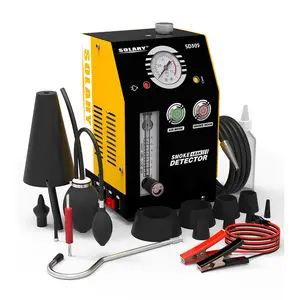 SOLARY SD305 EVAP Smoke Leak Detector 12V Automotive Diagnostic Machine with Built-in Air Pump Flowmeter & Pressure Gauge for Vehicle Systems