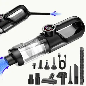 Vehicle and home wireless handheld vacuum cleaner, 2-in-1 car vacuum and blower, high power and strong suction, compact and mini handheld car interior cleaning machine, wet and dry car vacuum cleaner. Car Detailing Tools Car Detailing Accessories