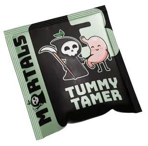 Tummy Tamer Natural Bloating Relief Supplement Fast Acting Alternative to Tums Pepto Heartburn Nausea Indigestion Relief with Ginger Probiotics Digestive Enzymes 2 Capsules Made in USA