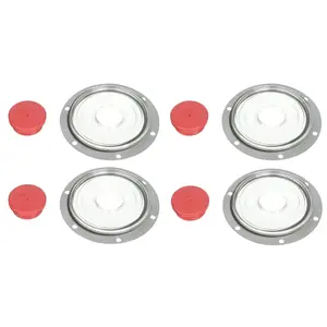 4 Pack of TORQUE Hubcap 3595995 Hub Cap Window Kit for 4009 (Replaces Stemco 359-5995) (4 x TR3595995)