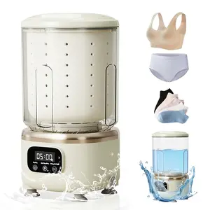 Primiorix Portable Washing Machine Mini Washer with Spin-Dry UV Light Rechargeable Compact Laundry for Travel Small Spaces Washingmachine Spin Dryer