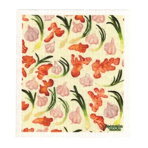 Ginger Garlic Scallion Swedish Dishcloth