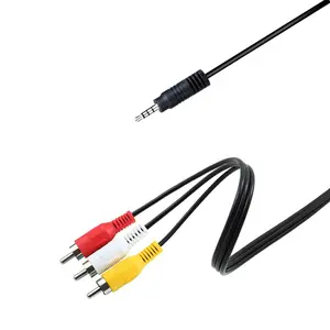 3RCA Male to 3.5mm Male Cable 3ft Adapter Audio Video Cord AV AUX Converter