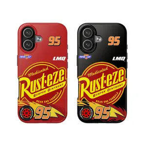 Couple Lightning McQueen 95 Tough Phone Case, iP 17/16/15/14/13/12/11/X/8 Pro Max Plus Mini Accessories
