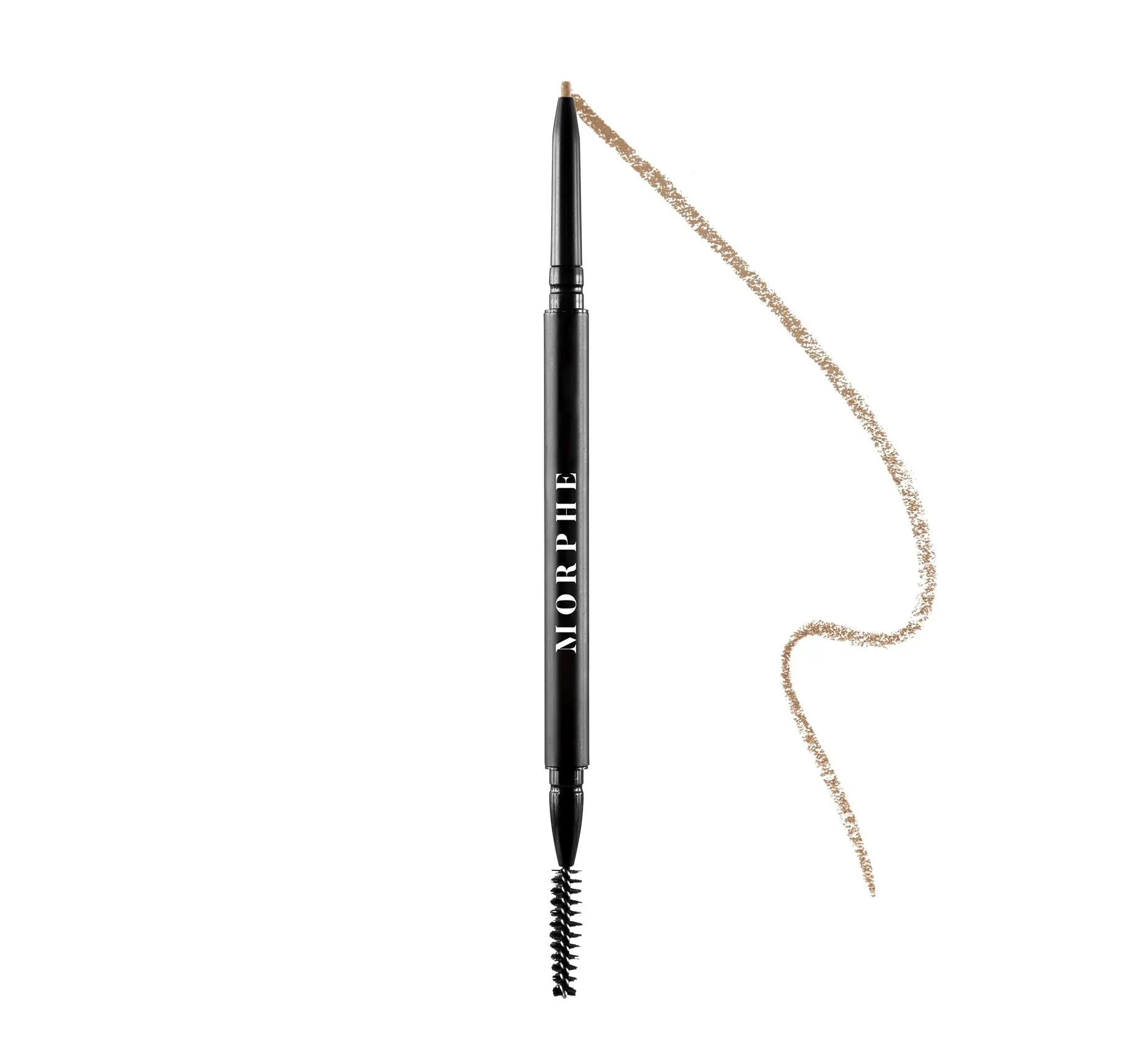 Morphe Micro Brow Dual-Ended Pencil & Spoolie - Macadamia Morphe Micro Brow Dual-Ended Pencil & Spoolie - Macadamia