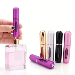 Portable 5ML Refillable Perfume Bottle, Mini Cosmetic Spray Bottle, Reusable Scent Dispenser, Travel-Friendly Fragrance Container, Daily Makeup tools