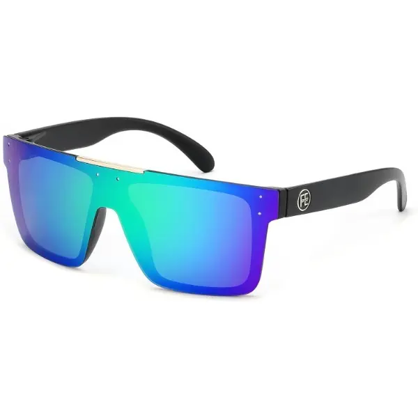 FEISEDY Men Women Sunglasses Polarized Oversized Square Vintage Cycling Running Fishing Golf Hiking Sports Sun Glasses B2990