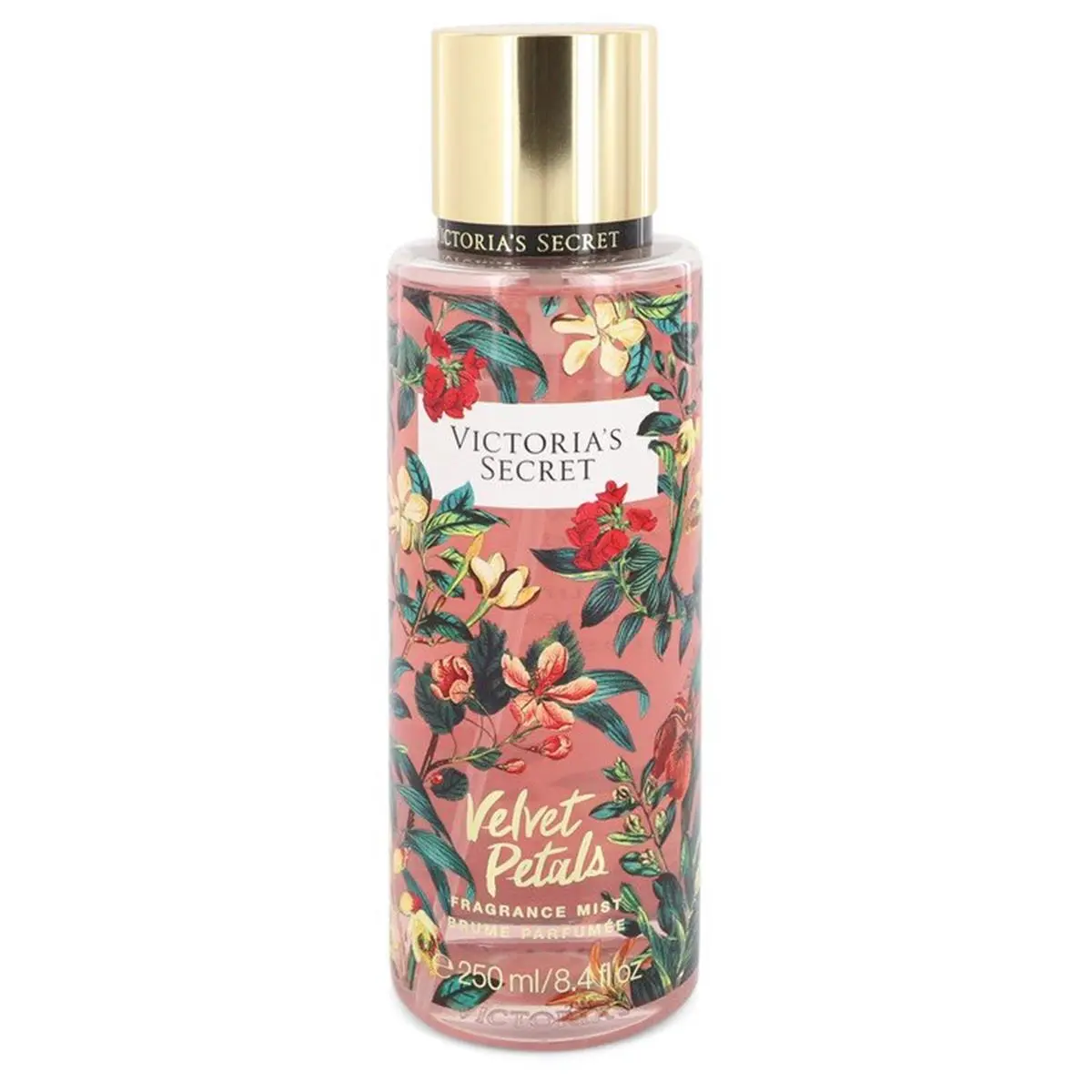 Victoria's Secret Velvet Petals Aromatic Floral Fragrance Mist - Women's Fruity Gourmand Floral Scent Perfume with Almond, Praline Notes, 8.4 fl oz, Floral Scent Perfumes