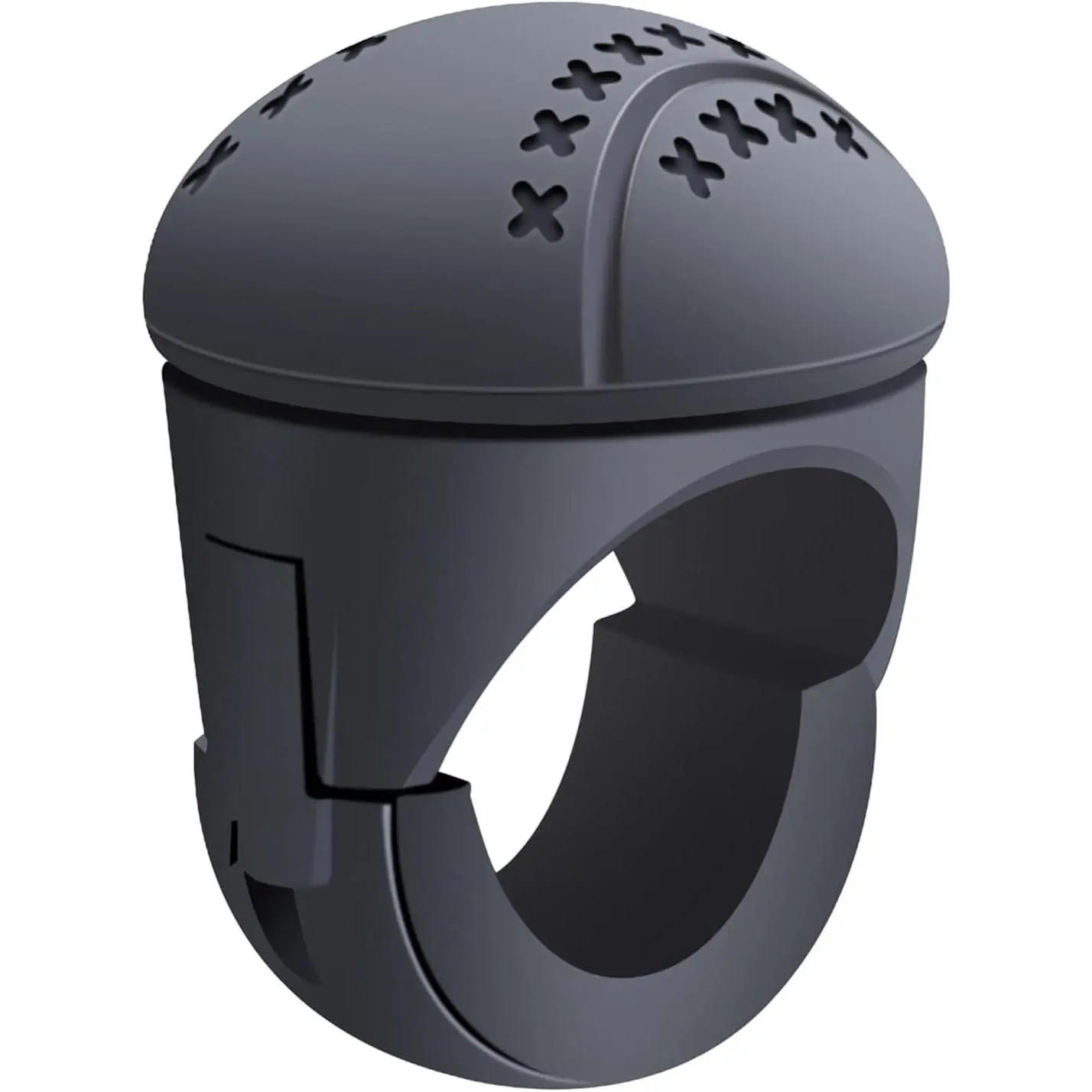 New Generation Silicone Steering Wheel Knob, Anti-Slip Boat Steering Wheel Knob, Universal for Cars, Trucks, Boat, Tractors(Black)