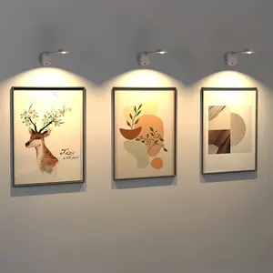 USB Rechargeable LED Art Painting Light with Motion Sensor, Adjustable Color Temperature, Ideal for Gallery, Living Room, Bedroom, Hallway Display, Decorative Wall Light