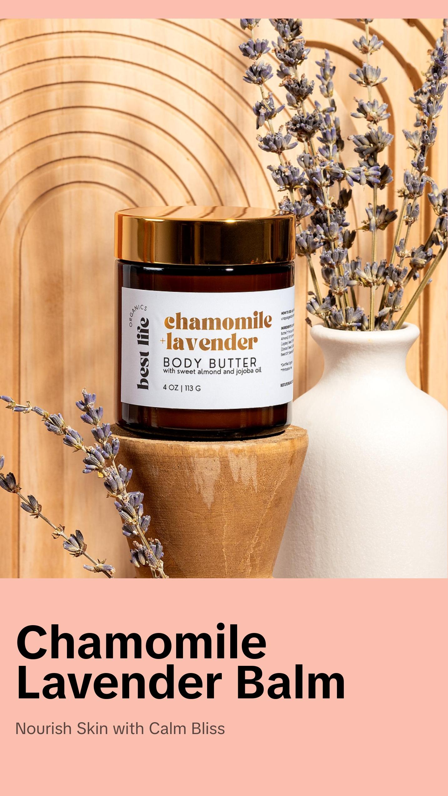 Chamomile + Lavender Body Butter