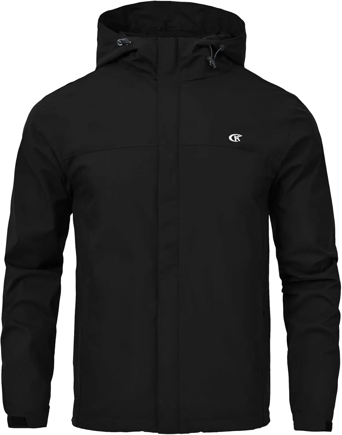 YUYANGDPB Men's Softshell Jacket, Lightweight Waterproof Windproof Outerwear with Hood, Full Zip & 3 Pockets for Hiking, Camping & Work Trips, Full Zip For Quick On/Off, Sports Casual Jacket, One Jacket For Work Trips
