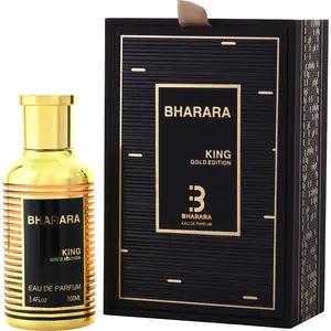 Bharara King Gold Edition Eau De Parfum for Men, Aromatic Citrusy Fragrance, Luxurious Scent, Bold Aroma, Liquid Men's Fragrance