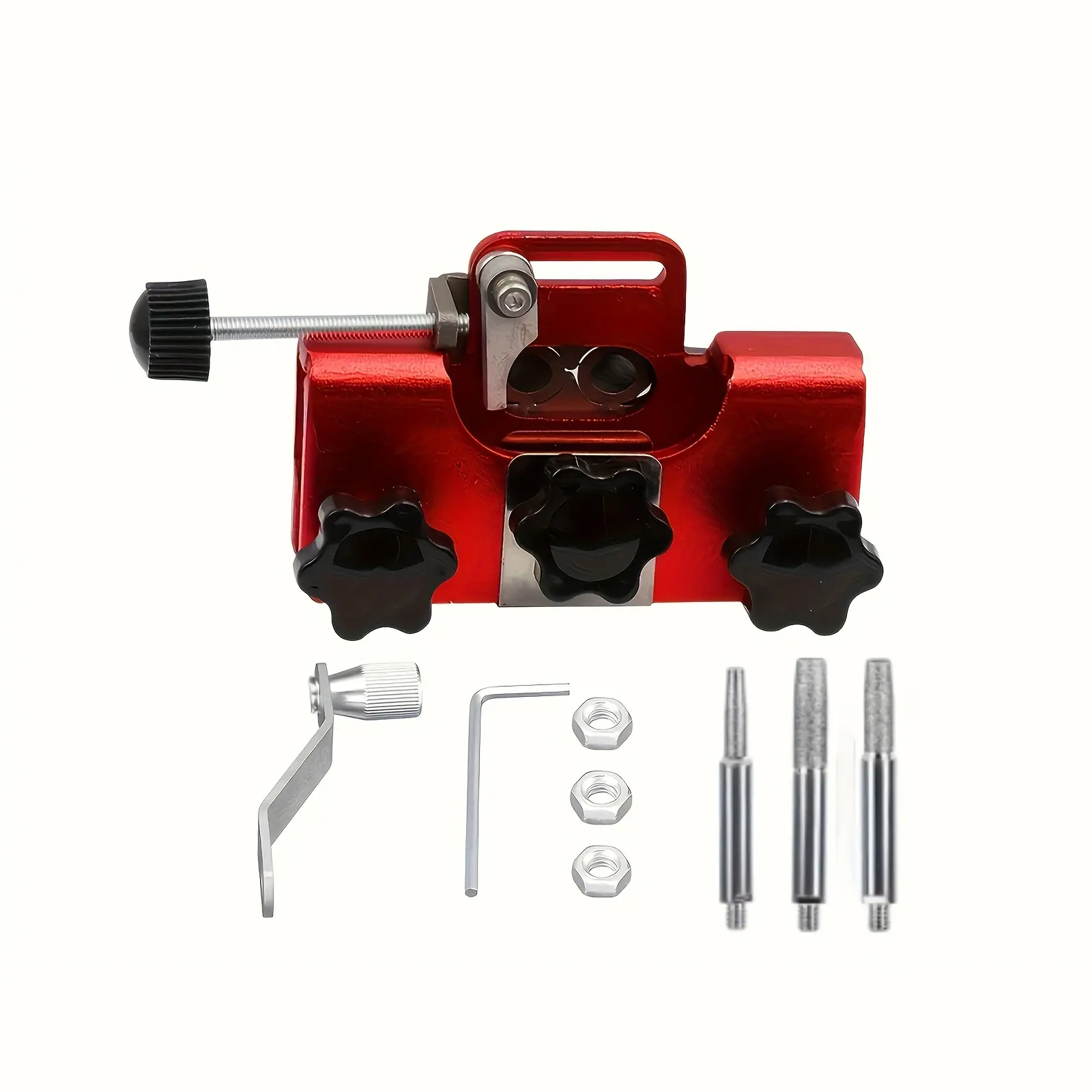 Portable Manual Chainsaw Blade Sharpener Kit, Heavy Duty Wear-Resistant Chain Saw Grinding Tool, Fast Restore Dull Saw Chains, Practical Maintenance Accessories for Garden Logging and Household Woodworking Power Tools