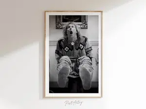 Bathroom Art Movie Poster Print Funny Bathroom Decor Dumb Movie Digital Oil Painting Funny Wall Art Gift for Him