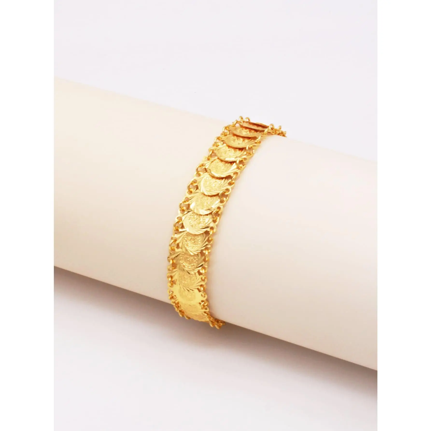 Coin Designed Bangle Bracelet For Women/Men, Great Gift