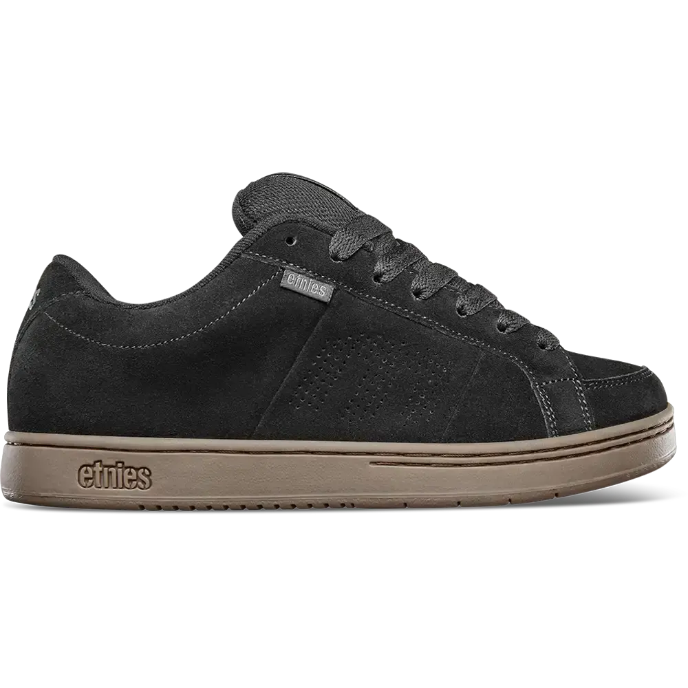 ETNIES Kingpin Skate Shoes, Retro 90s Chunky Suede Athletic Footwear with Wide Fit and Cupsole Comfort for Skateboarding or Casual Walking, Sneakers, Round, Perforated Logo, Padded Tongue, Multi-Size, High-Top