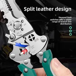 Industrial Grade 28-in-1 Multi-Function Wire Stripper Foldable Electrician Special Tool Crimping Wire Splitting Wire Winding Pliers
