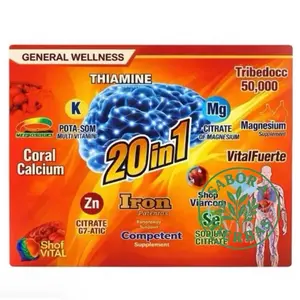 20 en 1 Formula Enhanced 10 micro bottle for General wellness Antioxidant
