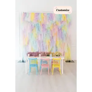 Custom Tulle Backdrop